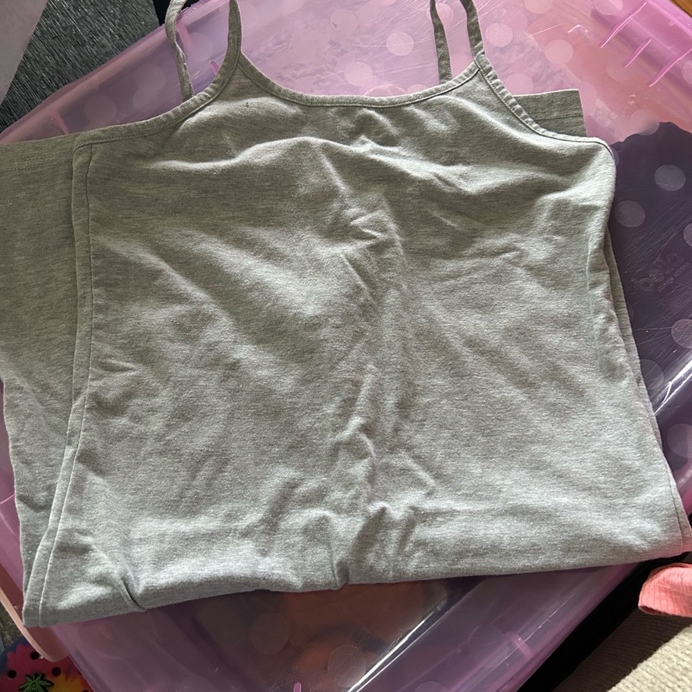 Gray Women's Spaghetti Strap Top